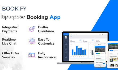 Download Bookify v1.3 – Multipurpose Booking App
