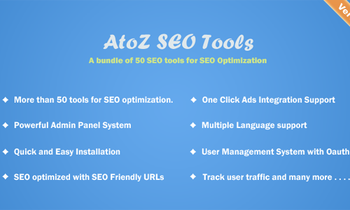 Download AtoZ SEO Tools v2.2 – Search Engine Optimization Tools