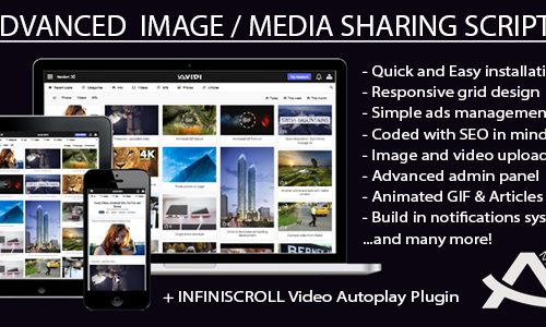 Download Avidi Media v2.0 – Ultimate Video, Music, Photo and Gif Sharing Script –