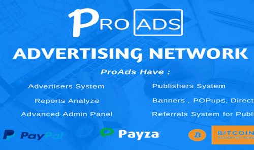 Download ProAds v2.6.0 – Online Advertising Network Script