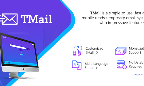 Download TMail v4.2 – Multi Domain Temporary Email System