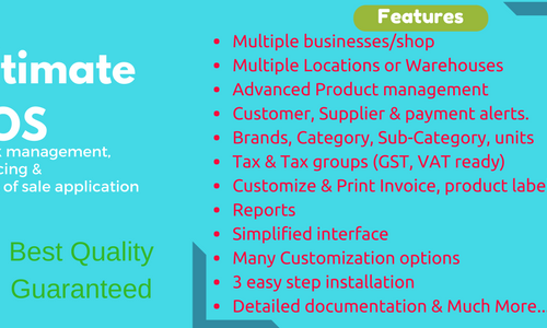 Download Ultimate POS v2.10 – Advanced Stock Management, Point of Sale & Invoicing application