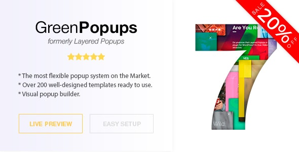 Green Popups (formerly Layered Popups) v7.05 – Standalone Popup Script
