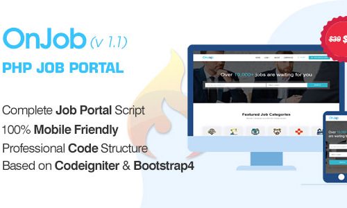 Download OnJob v1.1 – PHP Job Portal Application