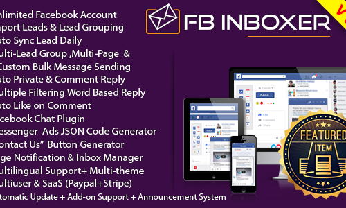 Download FB Inboxer v5.1.3 – Master Facebook Messenger Marketing Software –