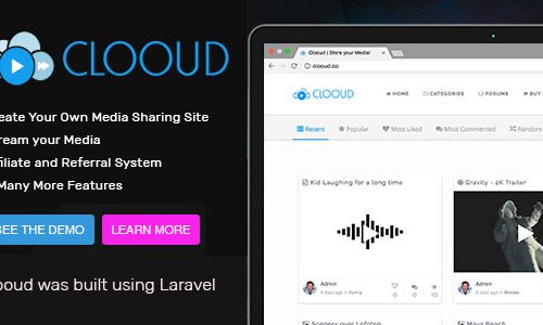 Download Clooud v1.4 – Premium Media Sharing Script