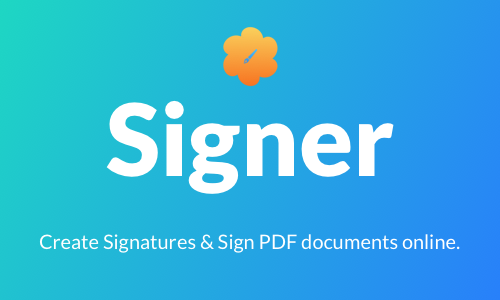 Download Signer v3.0 – Create Digital signatures and Sign PDF documents online