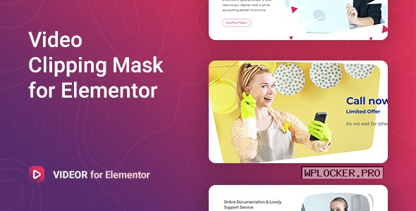 Videor v1.0.0 – Video Clipping Mask for Elementor