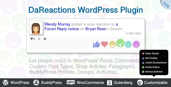 Reactions WordPress Plugin v3.9.2