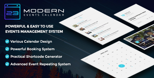 Modern Events Calendar v5.5.0 – Responsive Event Scheduler