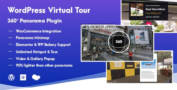 WordPress Virtual Tour 360 Panorama Plugin v1.0.2