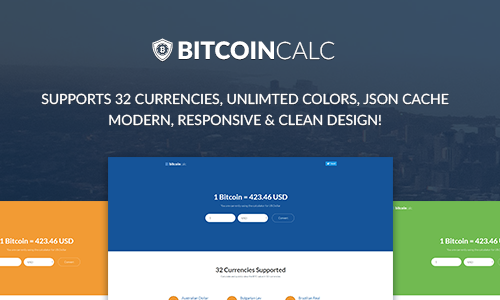 Download Bitcoin Calculator – Supports 32 Currencies