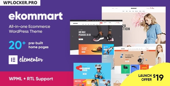 ekommart v1.5.3 – All-in-one eCommerce WordPress Theme