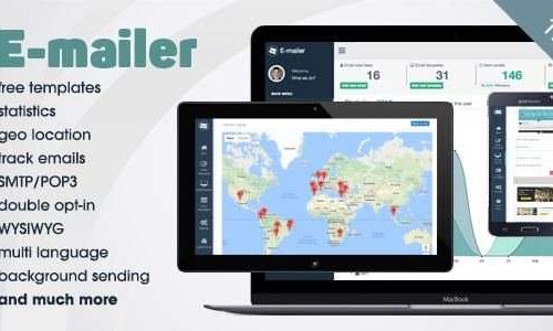 Download E-mailer v1.18 – Newsletter & Mailing System with Analytics + GEO location