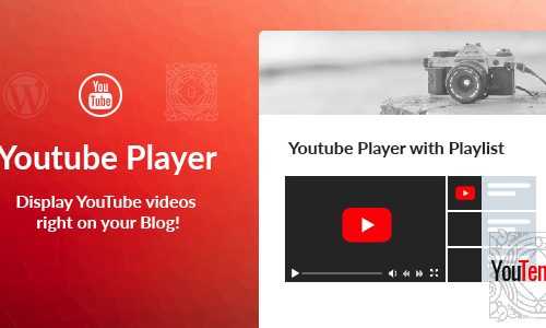 Download Youtenberg v1.0.2 – Gutenberg YouTube Player with Playlist