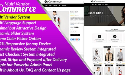 Download E-Commerce PRO – Multi Vendor Ecommerce Business Management System