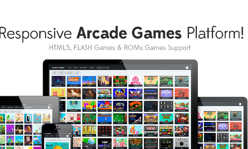 Download Responsive HTML5, Flash Games & ROMs Games Platform – Arcade Game Script v1.2.2
