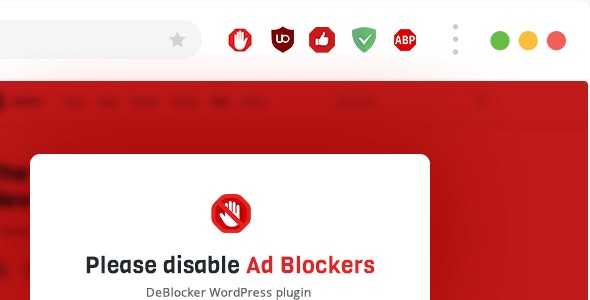 DeBlocker v2.0.2 – Anti AdBlock for WordPress