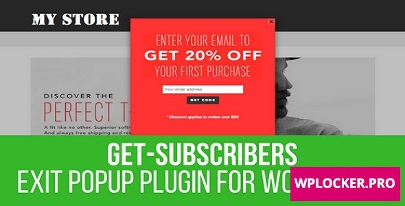 Get Subscribers v1.7.7 – Exit Popup for WordPress