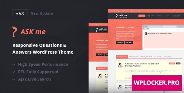 Ask Me v6.3 – Responsive Questions & Answers WordPress