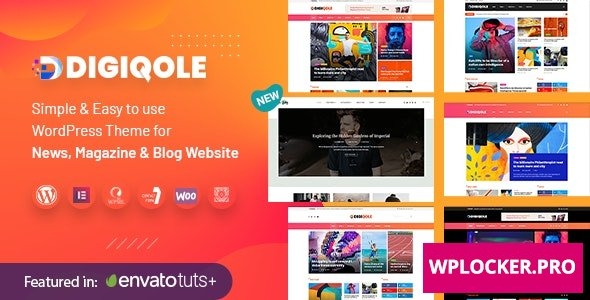 Digiqole v1.2.3 – News Magazine WordPress Theme