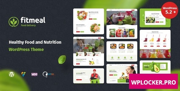 Fitmeal v1.2.4 – Organic Food Delivery and Healthy Nutrition WordPress Theme