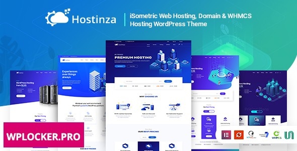 Hostinza v1.9.0 – Isometric Domain & Whmcs Web Hosting WordPress Theme