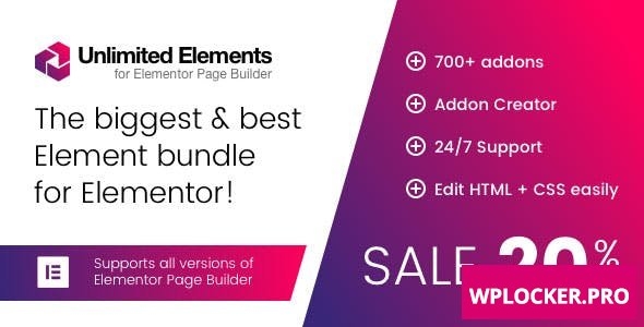 Unlimited Elements for Elementor Page Builder v1.4.31