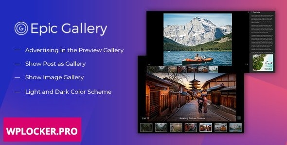 Epic Zoom Gallery v1.0.1 – WordPress Plugin & Add Ons for Elementor & WPBakery Page Builder