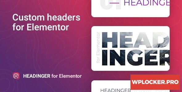 Headinger v1.0.2 – Customizable headings for Elementor