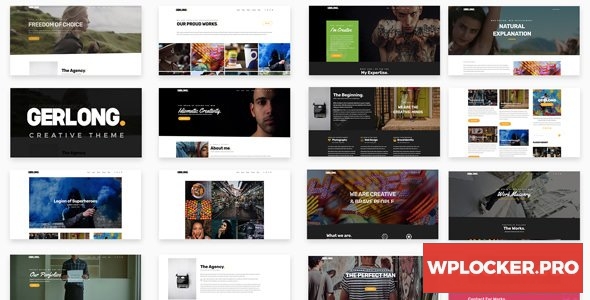 Gerlong v1.1.4 – Responsive One Page & Multi Page Theme