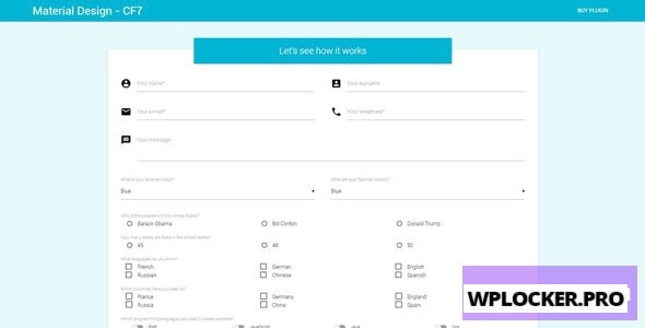 Material Design for Contact Form 7 PRO v2.6.1