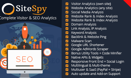 Download SiteSpy v4.1 – The Most Complete Visitor Analytics & SEO Tools