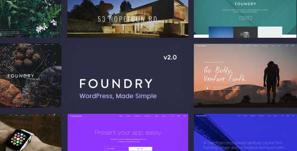 Foundry v2.1.8 – Multipurpose, Multi-Concept WP Theme