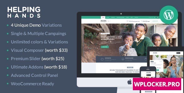 HelpingHands v2.7.4 – Charity/Fundraising WordPress Theme