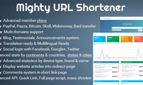 Download Mighty URL Shortener v3.2.1 – Short URL Script