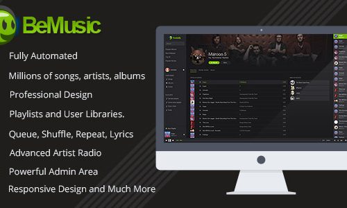 Download BeMusic v2.3.0 – Music Streaming Engine