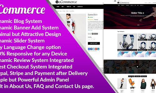 Download eCommerce – Responsive Ecommerce Business Management System