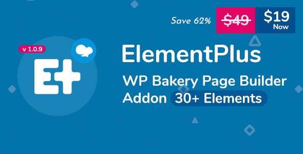 Element Plus v1.6.0 – WPBakery Page Builder Addon