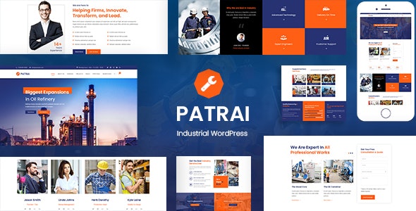 Patrai Industry v1.4 – Industrial WordPress