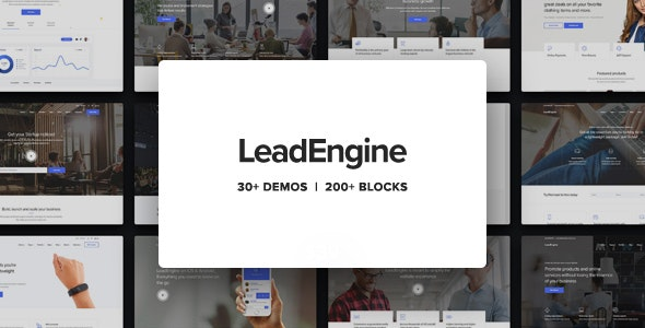 LeadEngine v2.2 – Multi-Purpose Theme with Page Builder