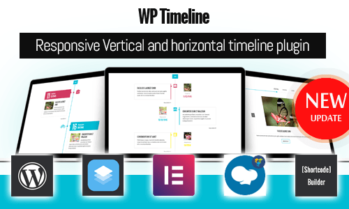 Download WP Timeline v3.4.1 – Responsive Vertical and Horizontal timeline plugin