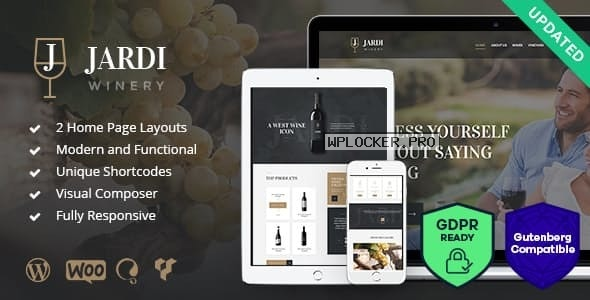 Jardi v1.8 – Winery, Vineyard & Wine Shop WordPress Theme