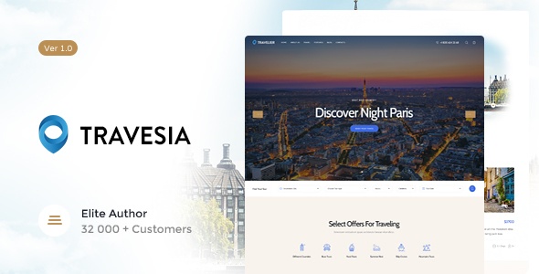 Travesia v1.1.5 – A Travel Agency WordPress Theme