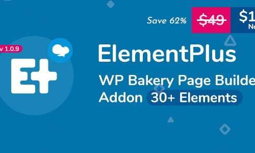 Download Element Plus v1.0.8 – WPBakery Page Builder Addon (Formerly Visual Composer)