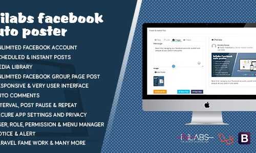 Download Inilabs Facebook Multi Account Auto Post & Scheduler