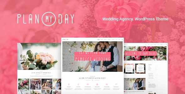 Plan My Day v1.1.6 – Wedding / Event Planning Agency WordPress Theme