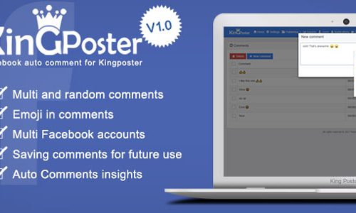 Download Facebook Auto comment v1.1.6 – Module for Kingposter
