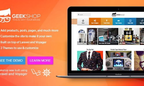 Download GeekShop – Geeky Cool Product Site