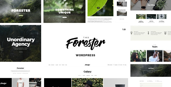 The Forester v1.3.9 – WordPress Minimalist Portfolio Theme